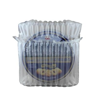 China Recyclable Low Price Clear Plastic Cookies Mooncake Packaging Air Column Bag Cushion Packaging Bag for sale