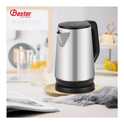 China 360 Degree Base 1.8L 1500W Stainless Steel Kettle Water Heater Tea Kettle Automatic Rotation Electric Kettle for sale