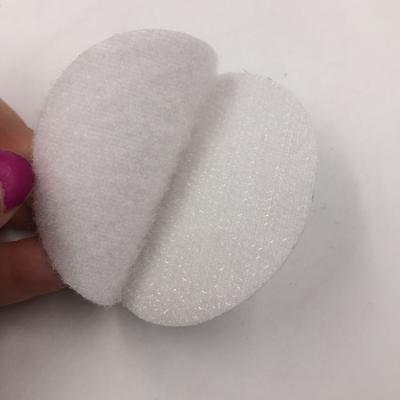 China Transparent Adhesive Velcroes Dots Viable Pvs Coins Hook And Loop Round Patch Sheet for sale