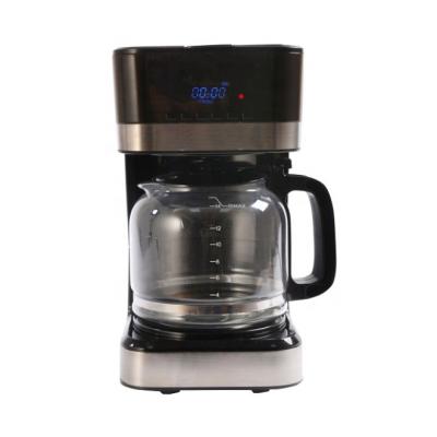 China LCD Glass Timer Household Symay Pot Dish Europe Hot Drip Coffee Maker Machine for sale