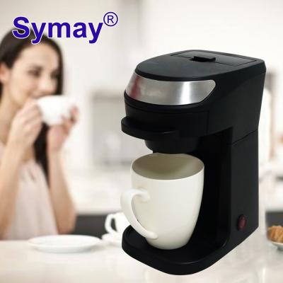 China Simple Pod Coffee Machine Symay Hotel / Home Service 1 Cup Easy Drip Coffee Maker Machine for sale