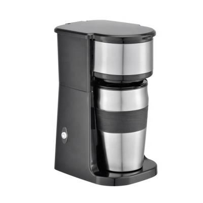 China Single Serve Single Cup Coffee Maker 420ml Mug Travel Drip Coffee Maker Machine for sale