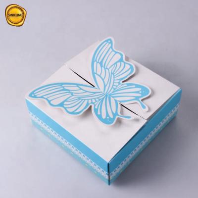 China Sun Recyclable Nature Customize Foldable Hot Selling Butterfly Style Hair Jewelry Gift Paper Box Unique Good Quality Packaging for sale