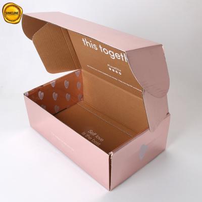 China 2020 recyclable hot stamping e-commerce wholesale fancy foldable school bags packaging box for sale