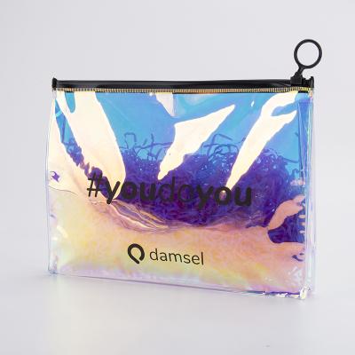 China Wholesale fancy holographic plastic ziplock bag customized by sinicline 2021 aseptic for sale