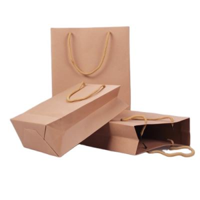 China Sunnature Recyclable Custom Kraft Paper Foldable Cheap Shopping Bag for sale