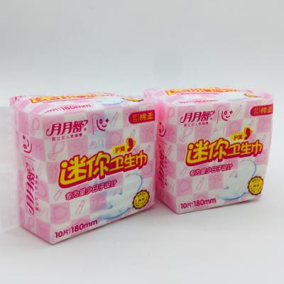 China 10pcs Sanitary Pad Breathable Ultra Dry Disposable Mini Sanitary Napkins Portable Sanitary Pad for sale