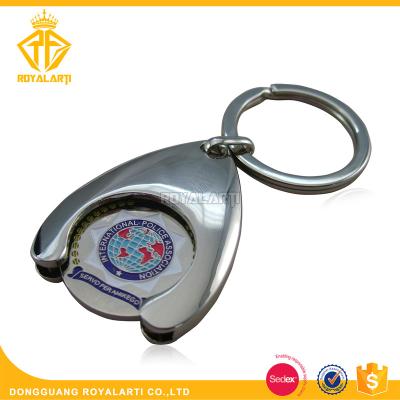 China International Custom Metal Association Metal Police Key Chain for sale