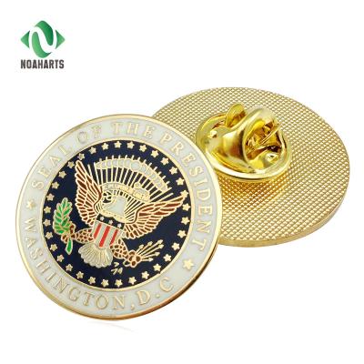 China Bulk Hard Lapel Pin Gold Metal Lapel Pin Custom Design 3D Enamel Badge From Global Factory Manufacturers for sale