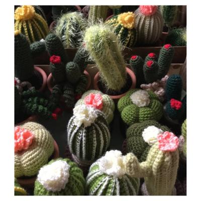 China Plush Crochet Succulents: Cacti and other succulents for decoration for sale