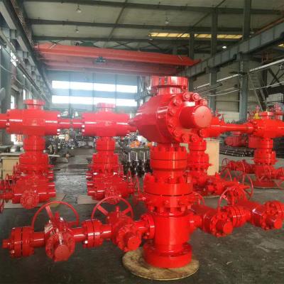 China High Quality API 6A Wellhead Equipment Christmas Tree / Oil Drilling X-Tree For Oil Industry for sale