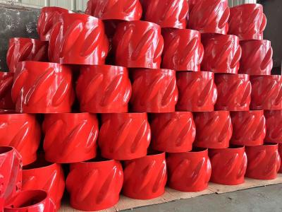 China Stainless steel Casing Spiral Solid Rigid Centralizer API 10D for sale