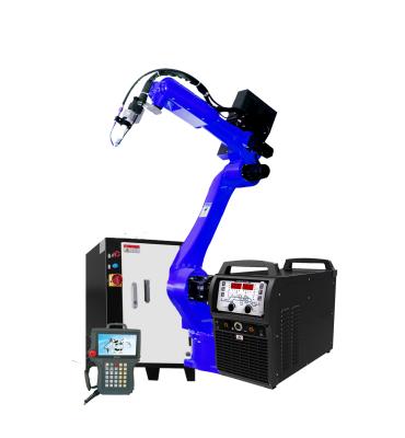 China Machinery Repair Shops 6 Axis TIG Argon Arc Welding Robotic Arm 1468mm Welding Machine for sale