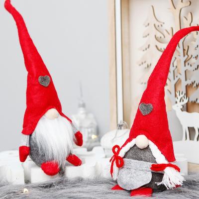 China Hot Selling Fashionable Handmade Mini Christmas Gnome Indoor Christmas Party Decorations Wholesale Cheap Decorations for sale