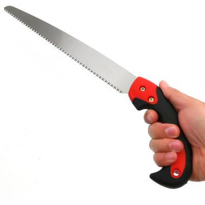 China Eco-friendly high quality carbon steel blade cheap hand pruning saw sk4 garden steel pruning saw professional gardening cutting tools for sale