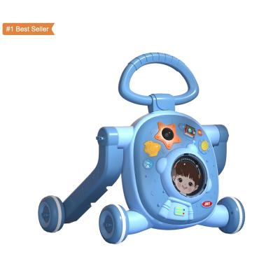 China Ride on Toy Istaride New Style Popular 3 in 1 with Music Light Baby Walker Racing Car Baby Walker Multifunctional Tricycle Wholesale for sale