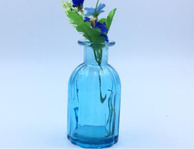 China Minimalist multicolor glass and modern crystal vases glass vase for flowers for sale