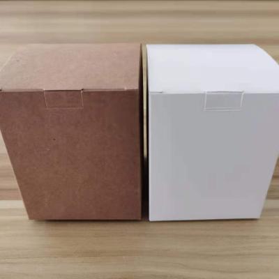 China Candle Aseptic Paper Square Jar With 8090 315ML 10OZ Box Packaging For Candle Jars Box for sale