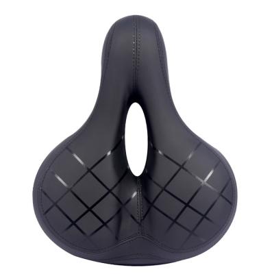 China Comfortable Bicycle Accessories Suspension E-Bike E-Bike Saddle With Bicycle Parts Men&Women Cushion Shell Mountain Style For Bike Seat for sale