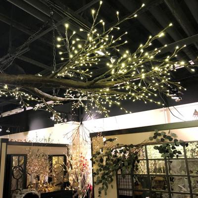 China Customizable Tree Branch Chandeliers Restaurant Hotel Attic Artificial Tree Branch Lighting Pendant Light for sale