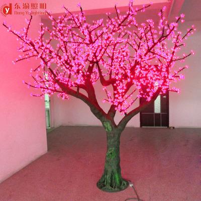 China LED Cherry Tree Outdoor Lights Simulation Tree Christmas Decoration Artificial Tree for sale