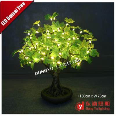 China led lit tree lighting high quality artificial japanese maple tree bonsai for sale DY-GFZPJMP-5T-GRWW for sale