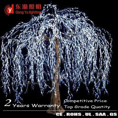 China Resin Any Festival Holiday Artificial Led Lighted Artificial Weeping Willow for sale