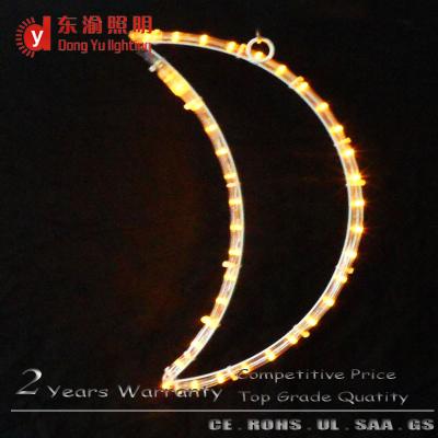 China Warm White Garden LED Ramadan Moon Pattern Light Room Or Outdoor Lighted Deco for sale