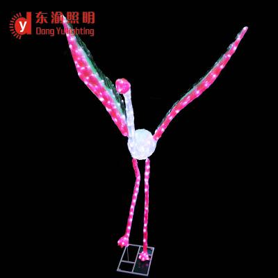 China DY-MT-SR070 ABS Led Pattern Light 3d ABS Flamingos for sale