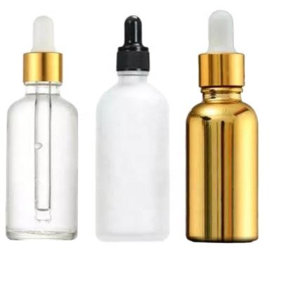 China Gift & Craft 10 ml 30ml 100ml bulk frosted white small Glass Essential oil dropper bottle box for sale