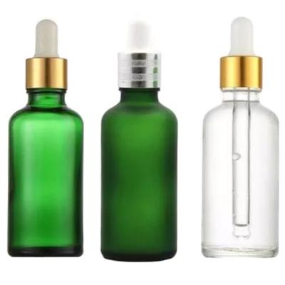 China Gift & Craft Wholesale customizable amber round essential oil Glass bottle for perfume or cosmetic serum packing for sale