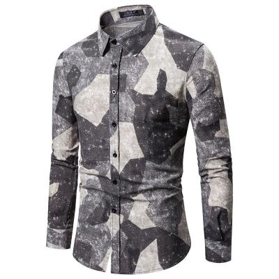 China New Soft Type Fashionable China Supplies Mens Autumn Long Sleeve Slim Fit Shirts for sale