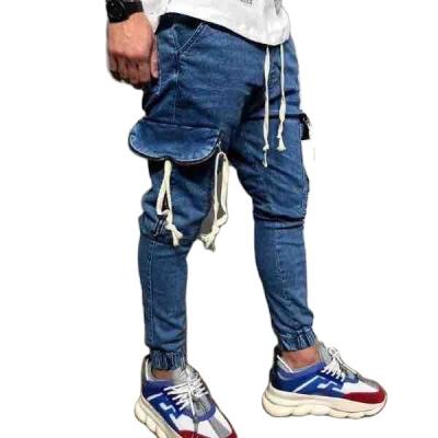 China Factory Wholesale Price Fashion Soft Design Do Not Fade Plus Size Men Jeans Cotton for sale