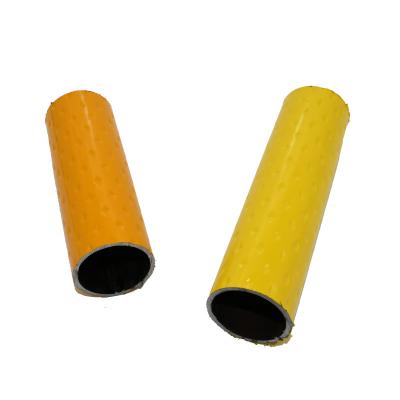 China Stainless steel Hot selling Bus accessories yellow diamond handrail tube customizable for bus accessories for sale