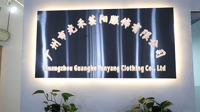 Verified China supplier - Guangzhou Guangheyunyang Clothing Co., Ltd.