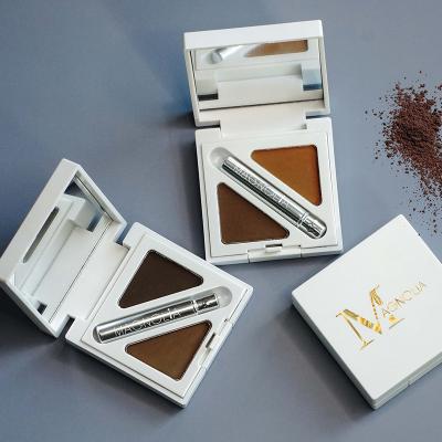 China Hot Selling Custom Eyebrow Waterproof Powder Lasting Eyebrows Two Tone Eyebrow Powder for sale