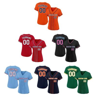 China Custom Wholesale Blank Single Baseball Tank Top Antibacterial Logo Design Women Baseball Jersey Button Up Women Baseball Tank Top for sale