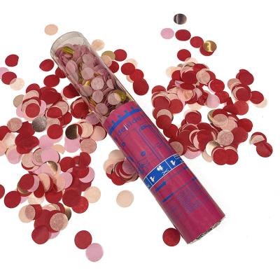 China Festival Decoration Handheld Air Compressed Biodegradable Confetti Shooter Party Snaps Confetti Cannon for sale