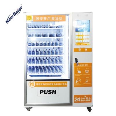 China Shopping mall 24 hours self-service drink and snack vending machine for sale