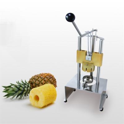 China High efficiency 2000C-1 stainless steel pineapple peeler machine pineapple slicer hollow punch machine with CE certificate for sale