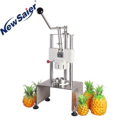 China Snack factory stainless steel supermarket use pineapple peeler machine price for sale