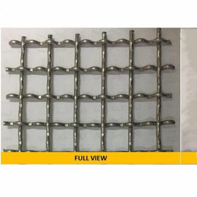 China Corrosion Resistant Plain Weave Metal Stainless Steel Crimped Wire Mesh 3mm For Screening Strainer for sale