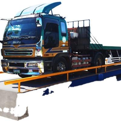 China Modularized Body No Rollover During Installation 100tons Electronic Modularized Truck Weighing Bridge for sale