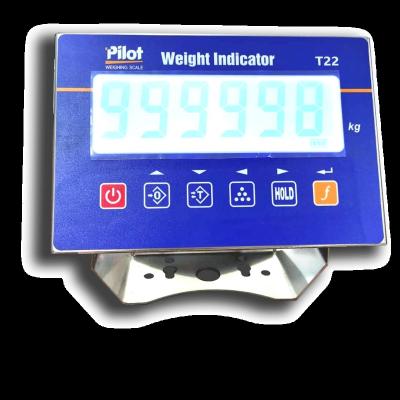 China Industrial LED Display Waterproof Digital Stainless Steel Weighing Indicator Floor Scales for sale