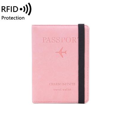 China 2021 Hot Selling Anti-theft Designer Durable Purse PU Holder Money Cards RFID Passport Leather Wallets for sale