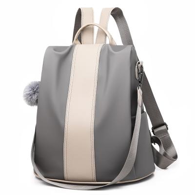 China Vintage Fashion Lady Backpack Waterproof Nylon Waterproof Casual Handbag Security Teen Backpack For Girl for sale