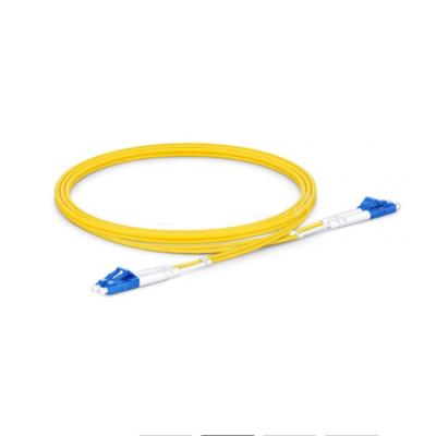 China LSZH China Manufacture LC/UPC-LC/UPC PVC 3Meter Singlemode Duplex Fiber Patch Cords for sale