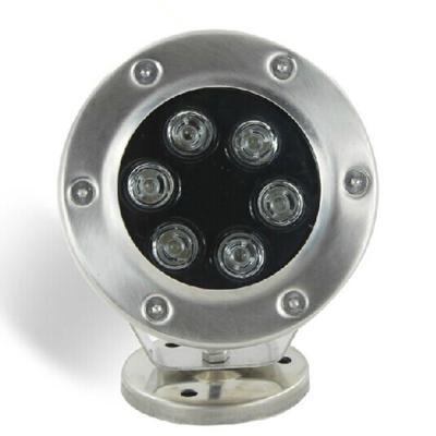 China IP68 Stainless Steel 6W 12V 24V LED Fountains Underwater Fountain Swimming Pool Light Pool Light for sale