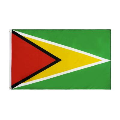 China Custom High Quality Flying Polyester National Flag Guyana Flag For National Day for sale