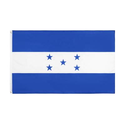 China Custom Flying High Quality 3x5 Polyester National Flag Honduras Flag for sale